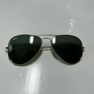 Unisex Ray-Ban Large Aviator Metal Sunglasses RB3025